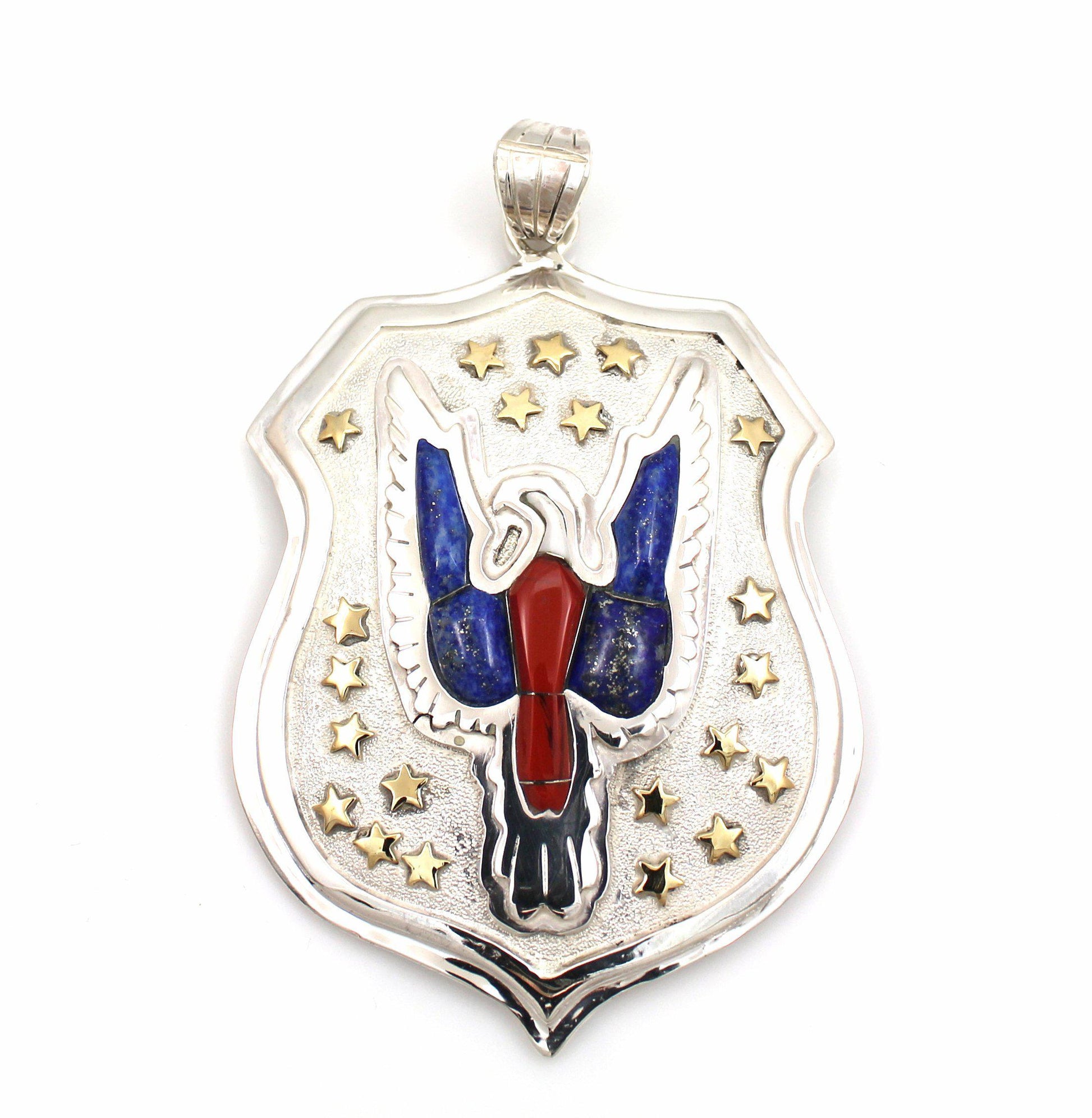 Shield Pendant-Jewelry-Ben Nighthorse-Sorrel Sky Gallery