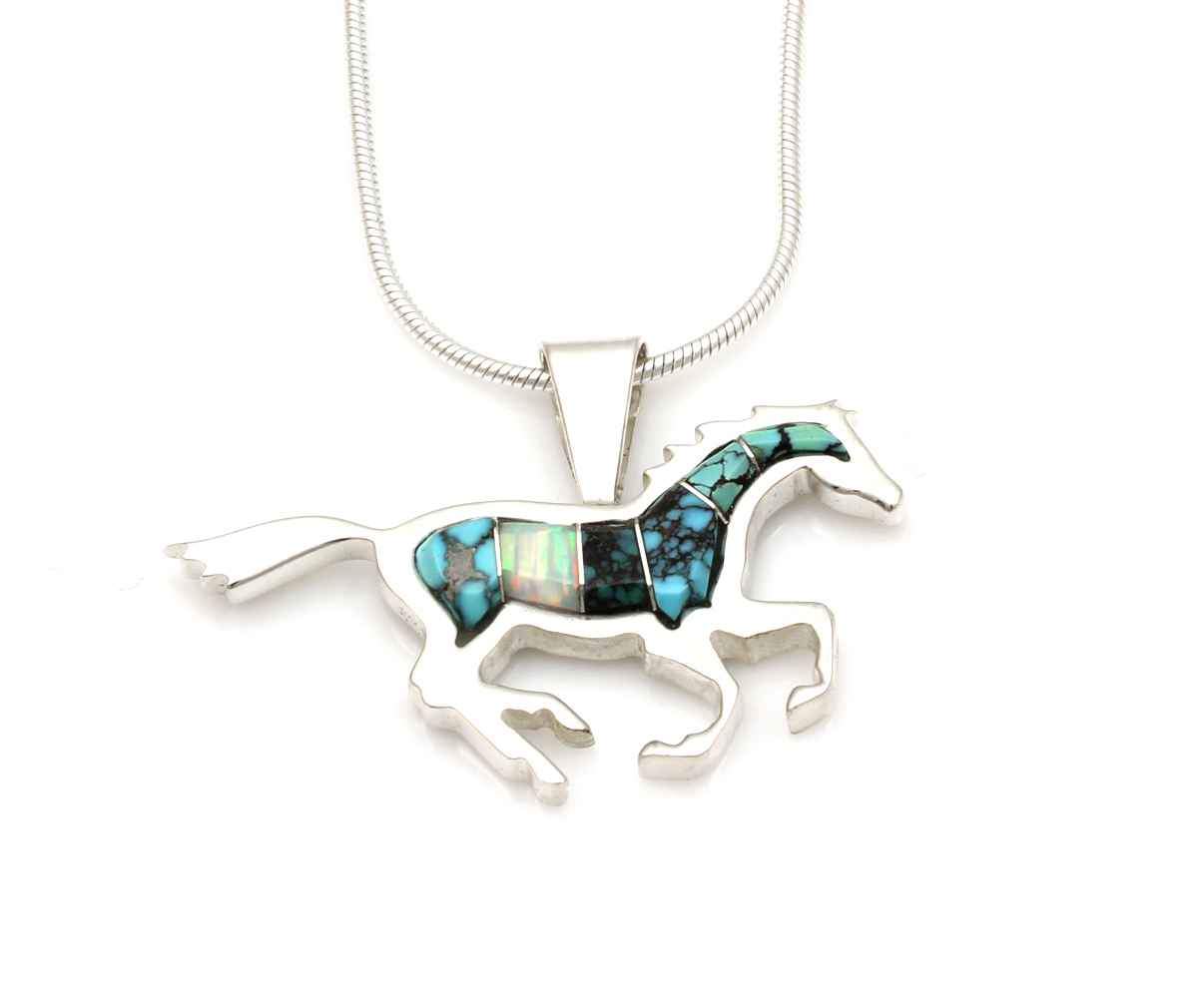 Small Running Horse Pendant