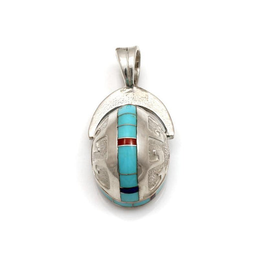 Swinging Pendant Of Autumn Moon-Jewelry-Ben Nighthorse-Sorrel Sky Gallery