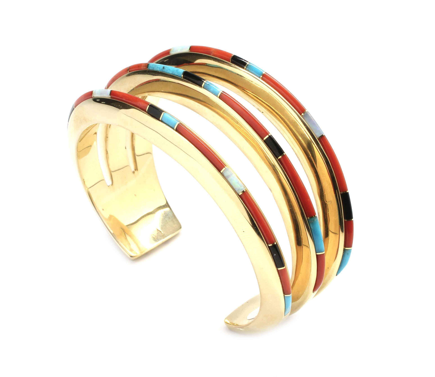 Ben Nighthorse-Triple Slim Line Bracelet-Sorrel Sky Gallery-Jewelry