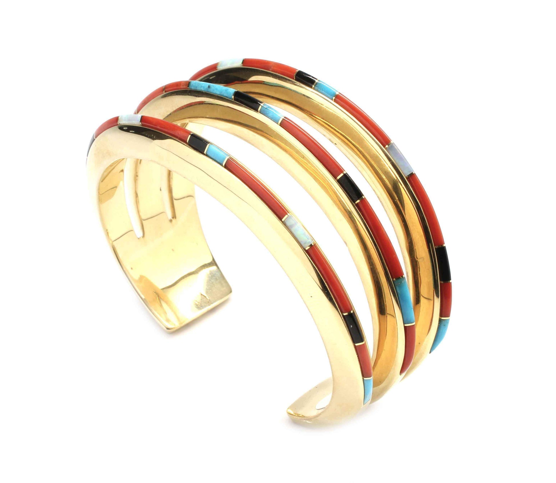Ben Nighthorse-Triple Slim Line Bracelet-Sorrel Sky Gallery-Jewelry