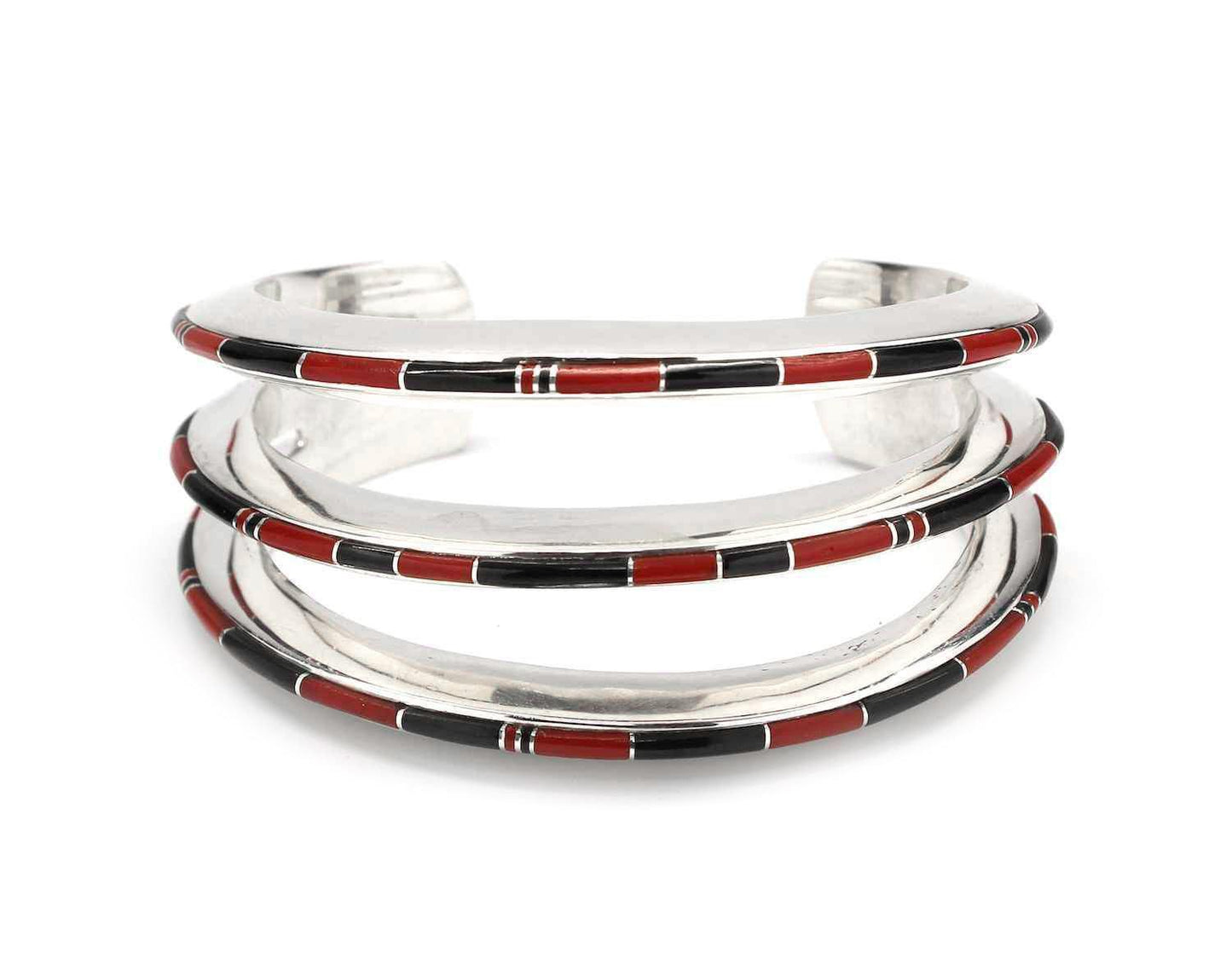 Triple Slim Line Cuff Bracelet