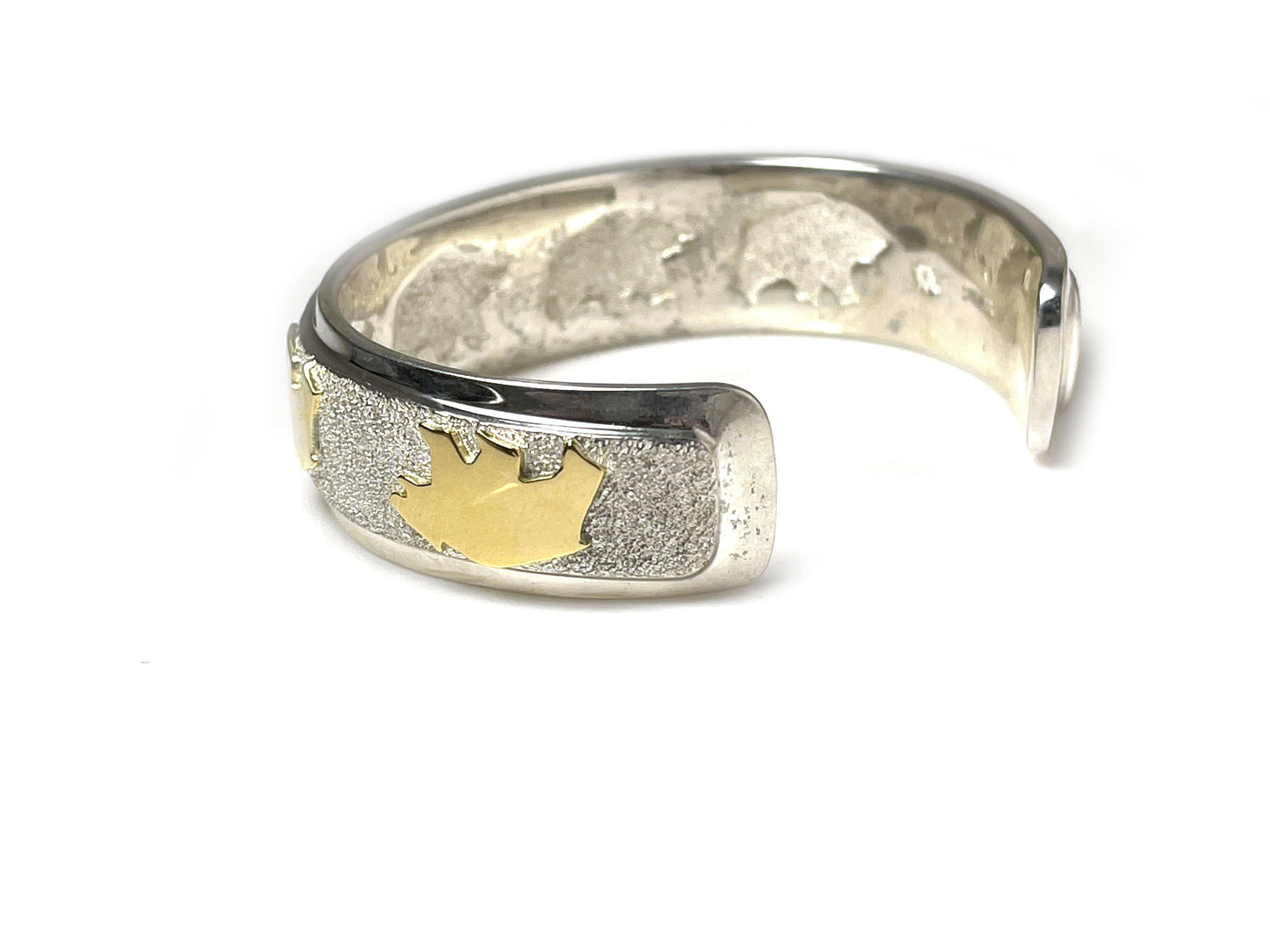 Two Tone Bear / Bear Cuff Bracelet-Jewelry-Ben Nighthorse-Sorrel Sky Gallery