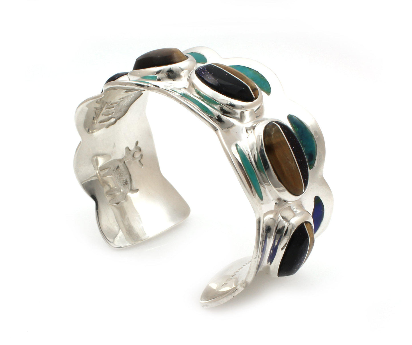 Valley Of Gems Cuff Bracelet-Jewelry-Ben Nighthorse-Sorrel Sky Gallery