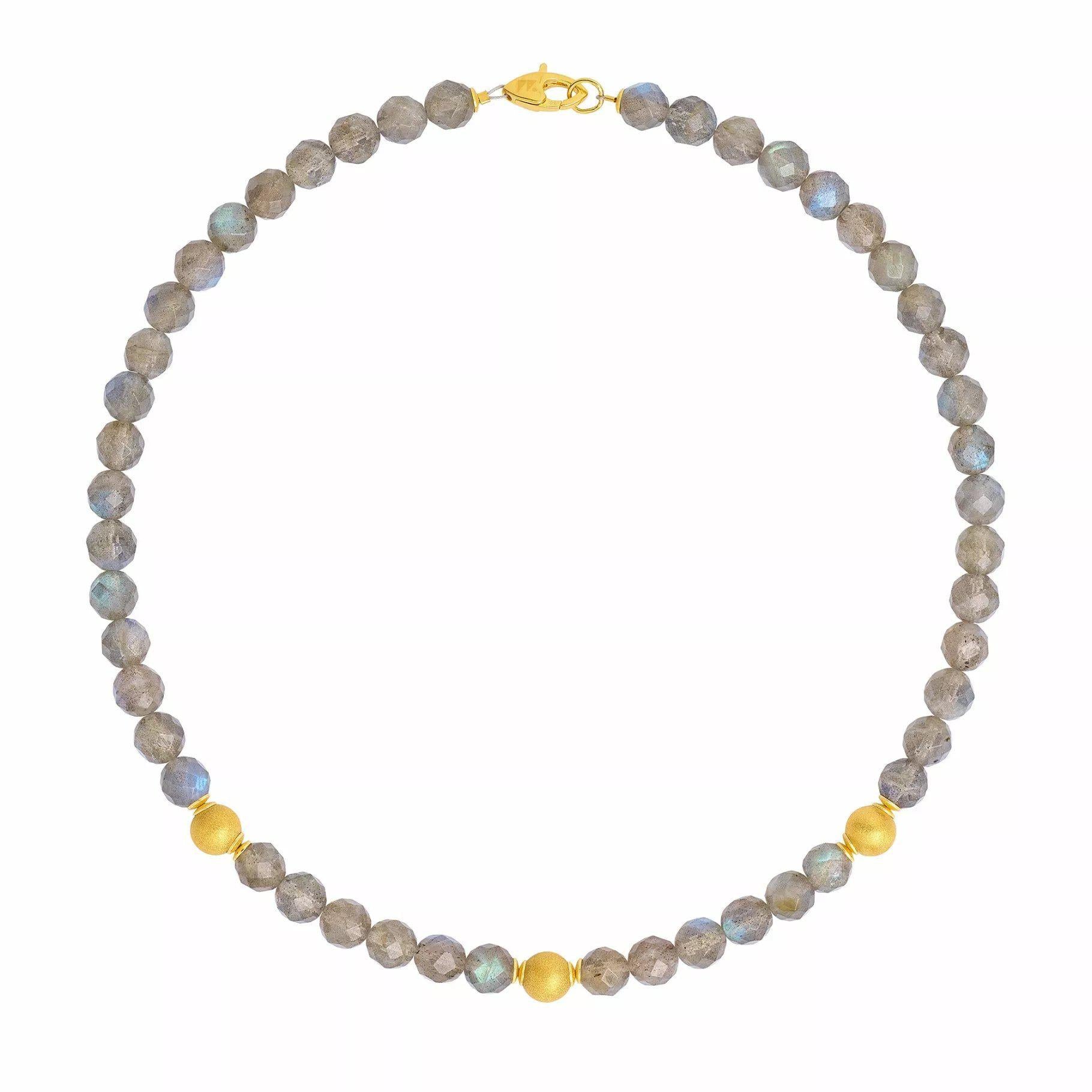 Baloba Labradorit Necklace-Jewelry-Bernd Wolf-Sorrel Sky Gallery