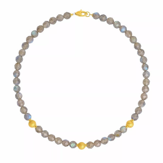 Baloba Labradorit Necklace-Jewelry-Bernd Wolf-Sorrel Sky Gallery