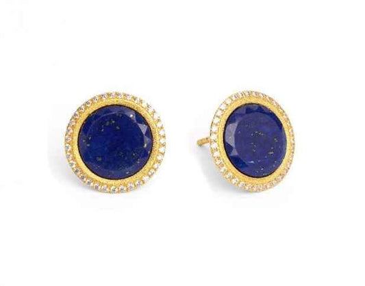 Bernd Wolf-Tisanni Lapis Earrings-Sorrel Sky Gallery-Jewelry