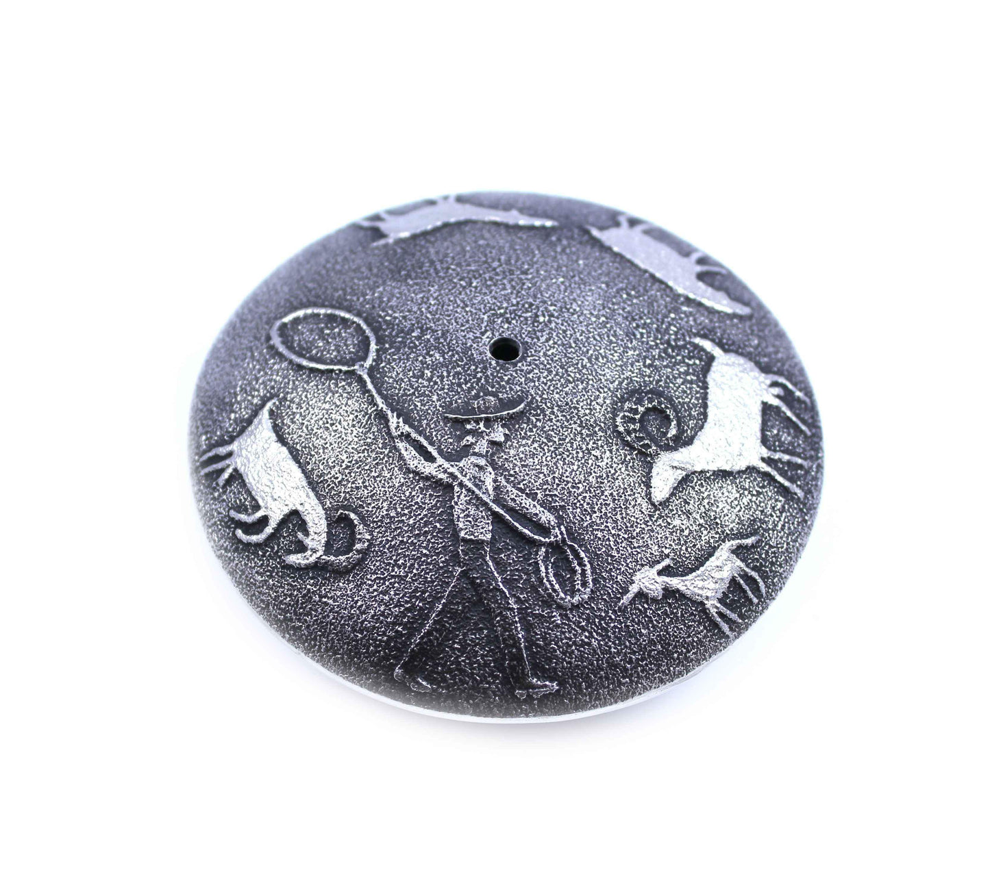 Darryl Dean & Rebecca Begay-Sorrel Sky Gallery-Jewelry-Billy The Kid Silver Seed Pot