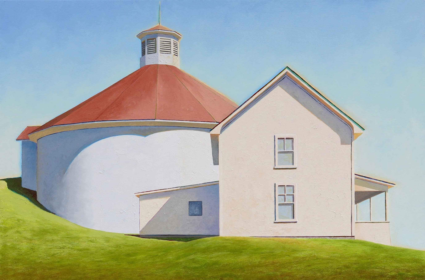 David Knowlton-Hillside Farm-Sorrel Sky Gallery-Painting-David Knowlton. Sorrel Sky Gallery. Barn Art. Southwestern Landscape art. Ship Paintings. Barn Paintings. Train Paintings. Train Art.Edward Aldrich. Kevin Red Star. David Yarrow. Star Liana York. Ben Nighthorse.