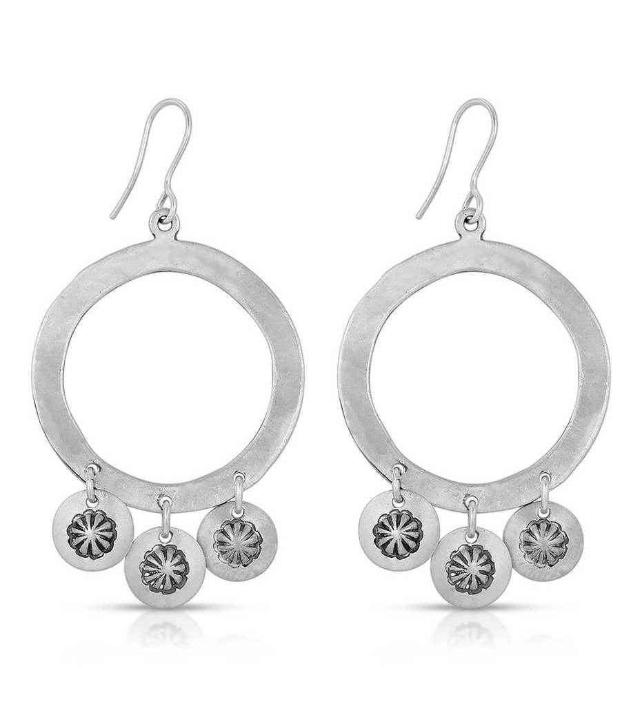 Drum Circle Earrings-Don Lucas-Sorrel Sky Gallery-Jewelry