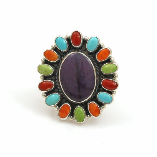 Multistone Cluster RingJewelryDon Lucas at sorrel sky gallery