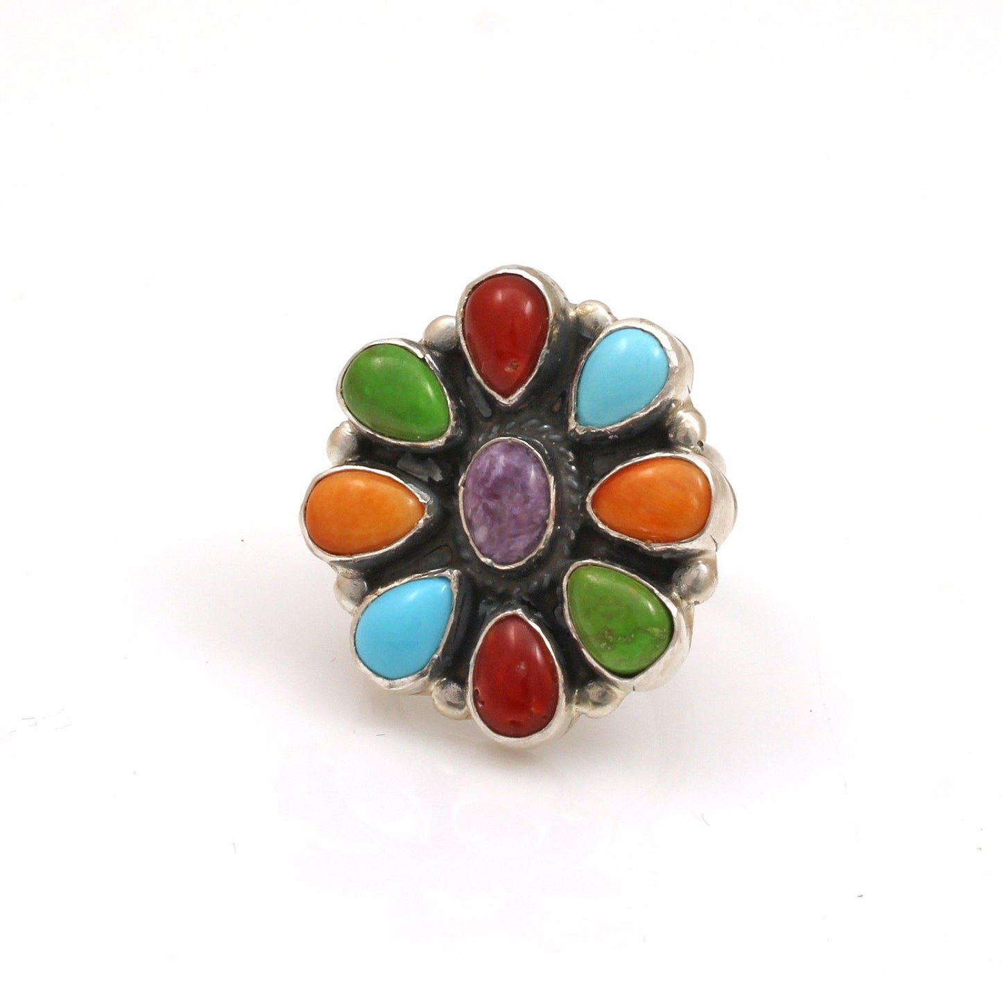 Multistone Cluster RingJewelryDon Lucas at sorrel sky gallery