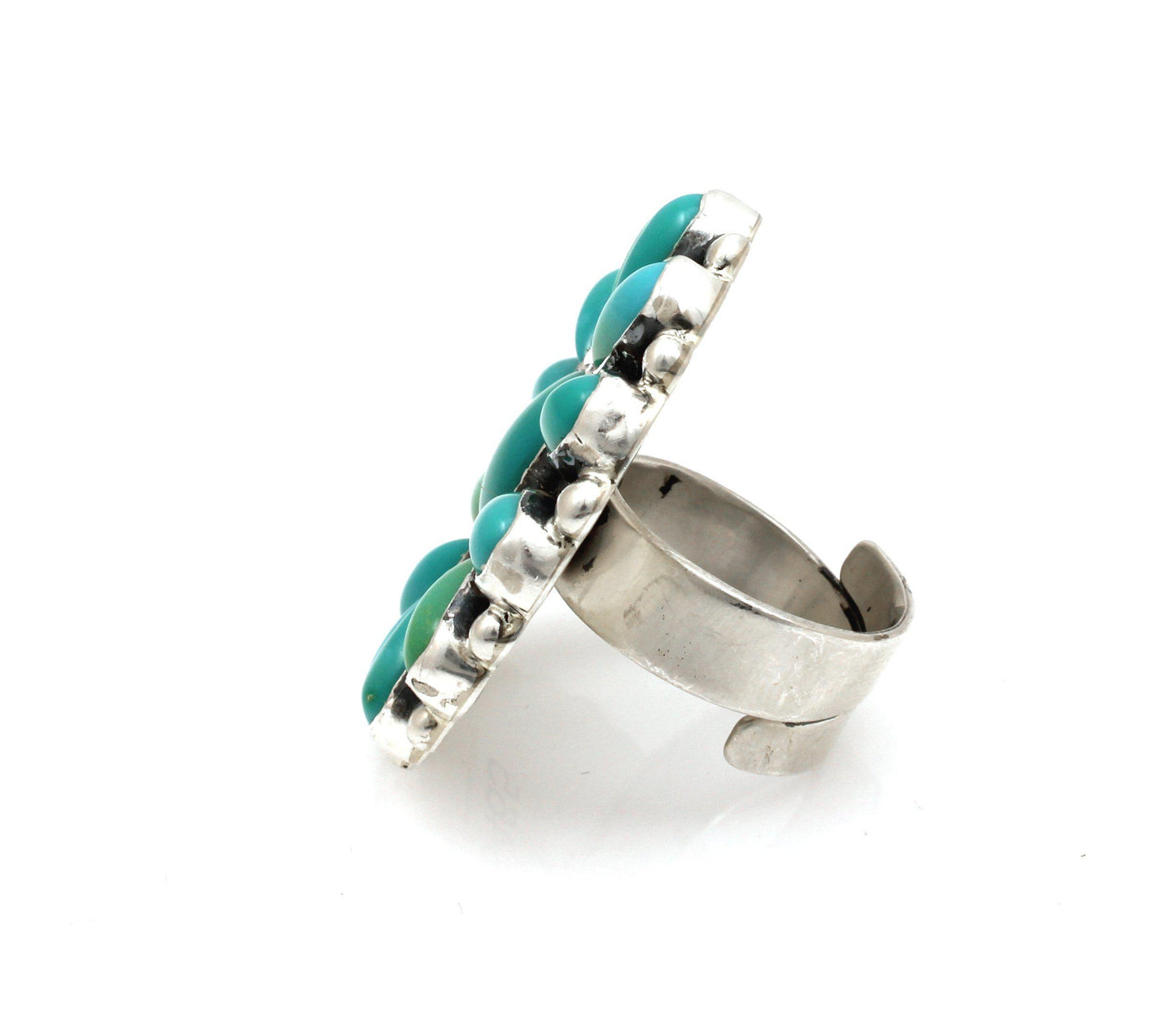 Turquoise Cluster RingJewelryDon Lucas at sorrel sky gallery