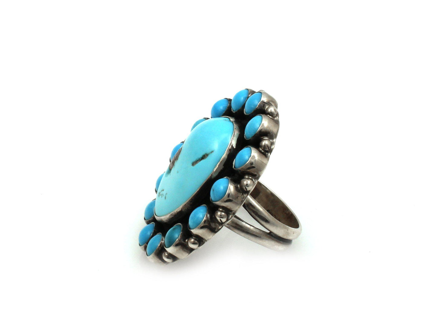 Turquoise Cluster Ring