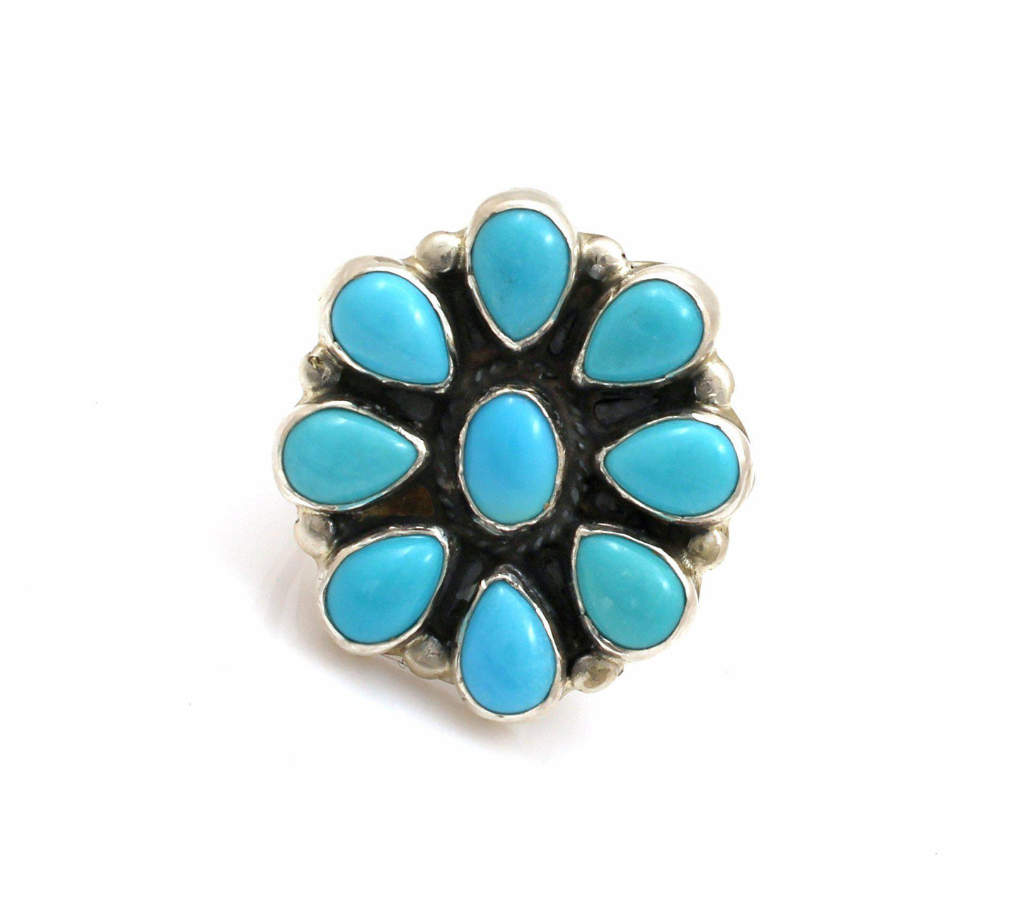 Turquoise Cluster RingJewelryDon Lucas at sorrel sky gallery