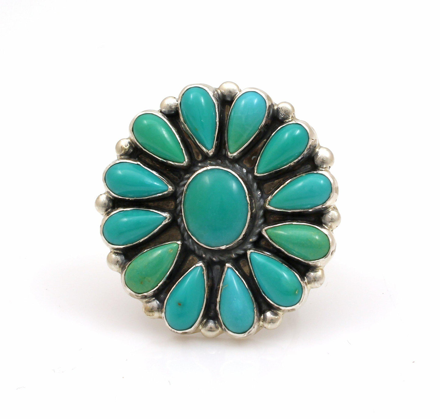 Turquoise Cluster RingJewelryDon Lucas at sorrel sky gallery