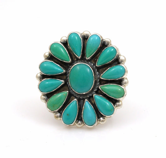 Turquoise Cluster RingJewelryDon Lucas at sorrel sky gallery