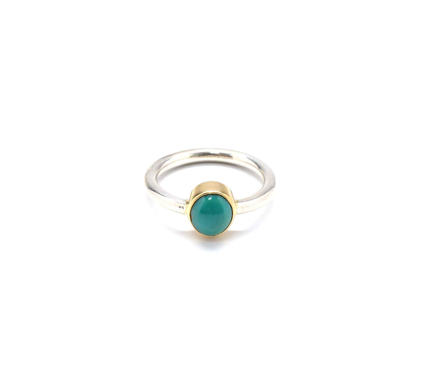 Doug Magnus-Cerrillos Turquoise Stackable Pinkie Ring-Sorrel Sky Gallery-Jewelry