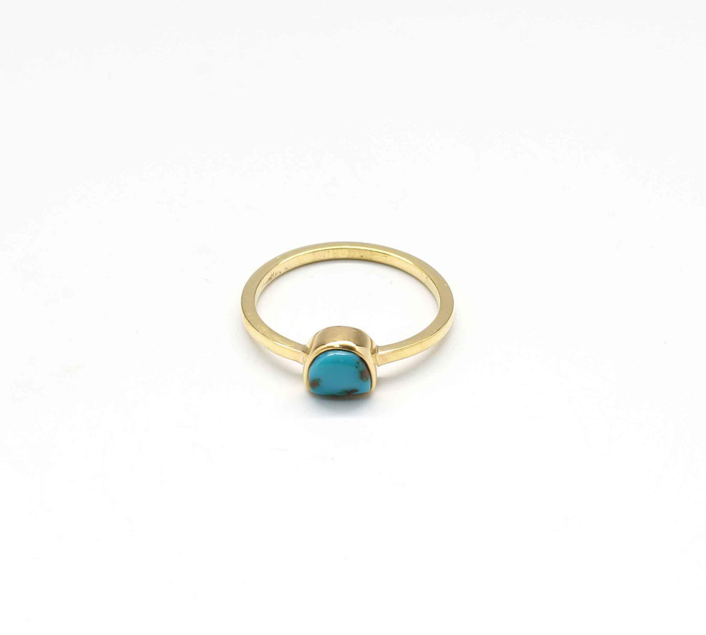 Doug Magnus-Cerrillos Turquoise Stackable Pinkie Ring-Sorrel Sky Gallery-Jewelry