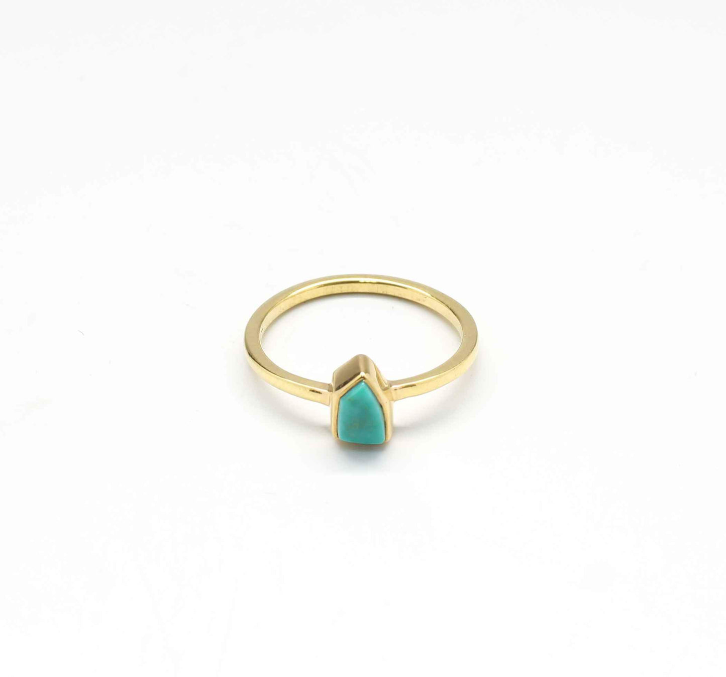 Doug Magnus-Cerrillos Turquoise Stackable Pinkie Ring-Sorrel Sky Gallery-Jewelry