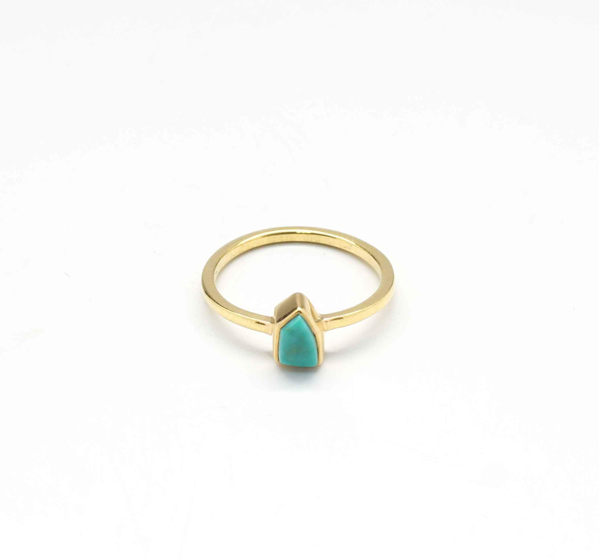 Doug Magnus-Cerrillos Turquoise Stackable Pinkie Ring-Sorrel Sky Gallery-Jewelry