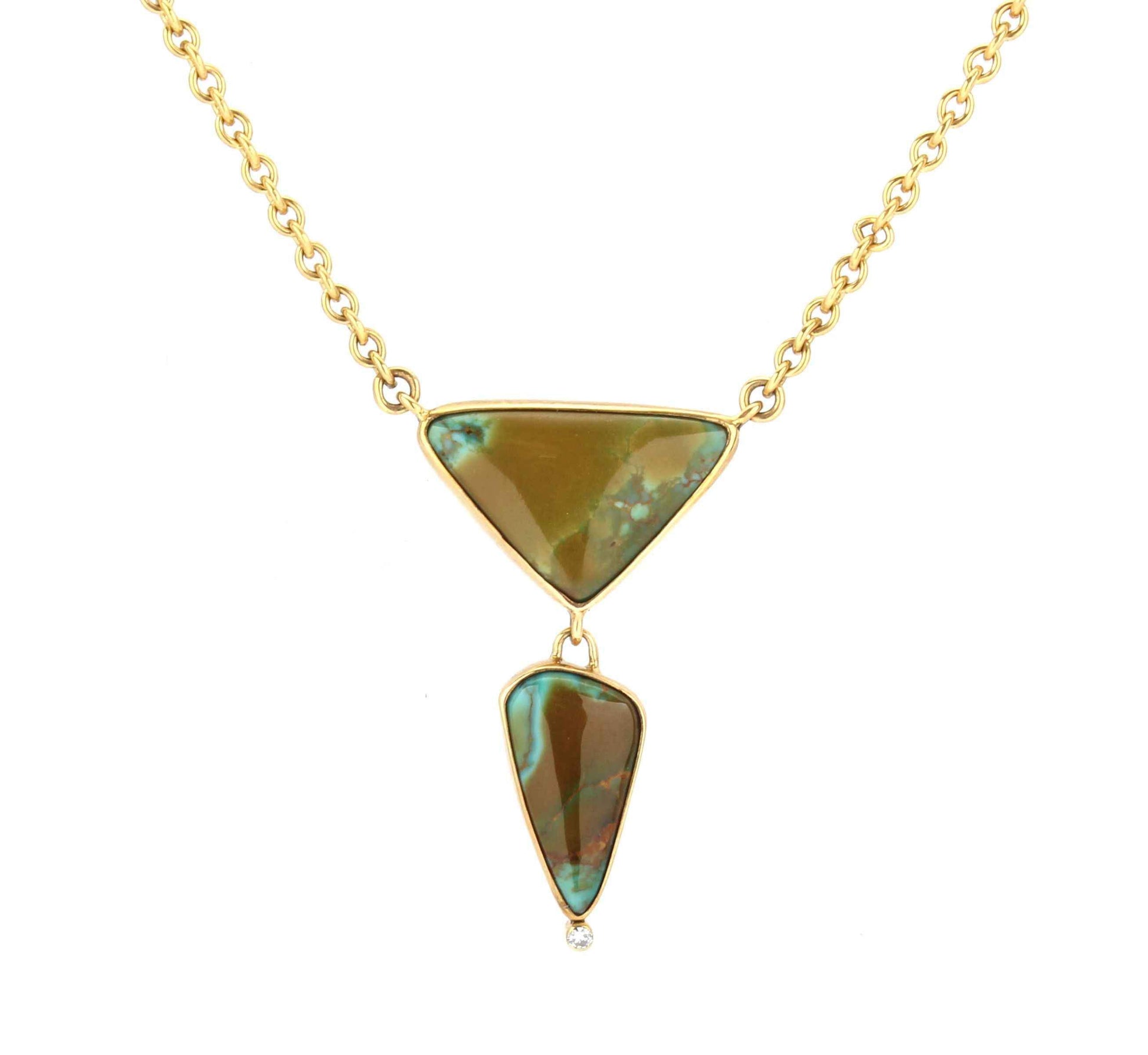 Doug Magnus-Heart Chakra Green Pendant-Sorrel Sky Gallery-Jewelry