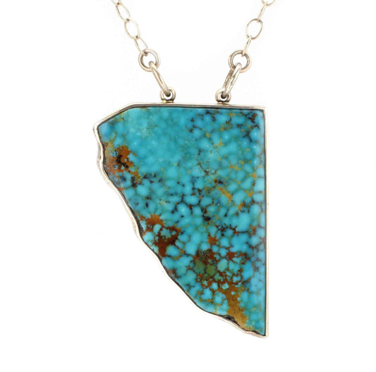 Doug Magnus-Kingman Turquoise Pendant-Sorrel Sky Gallery-Jewelry