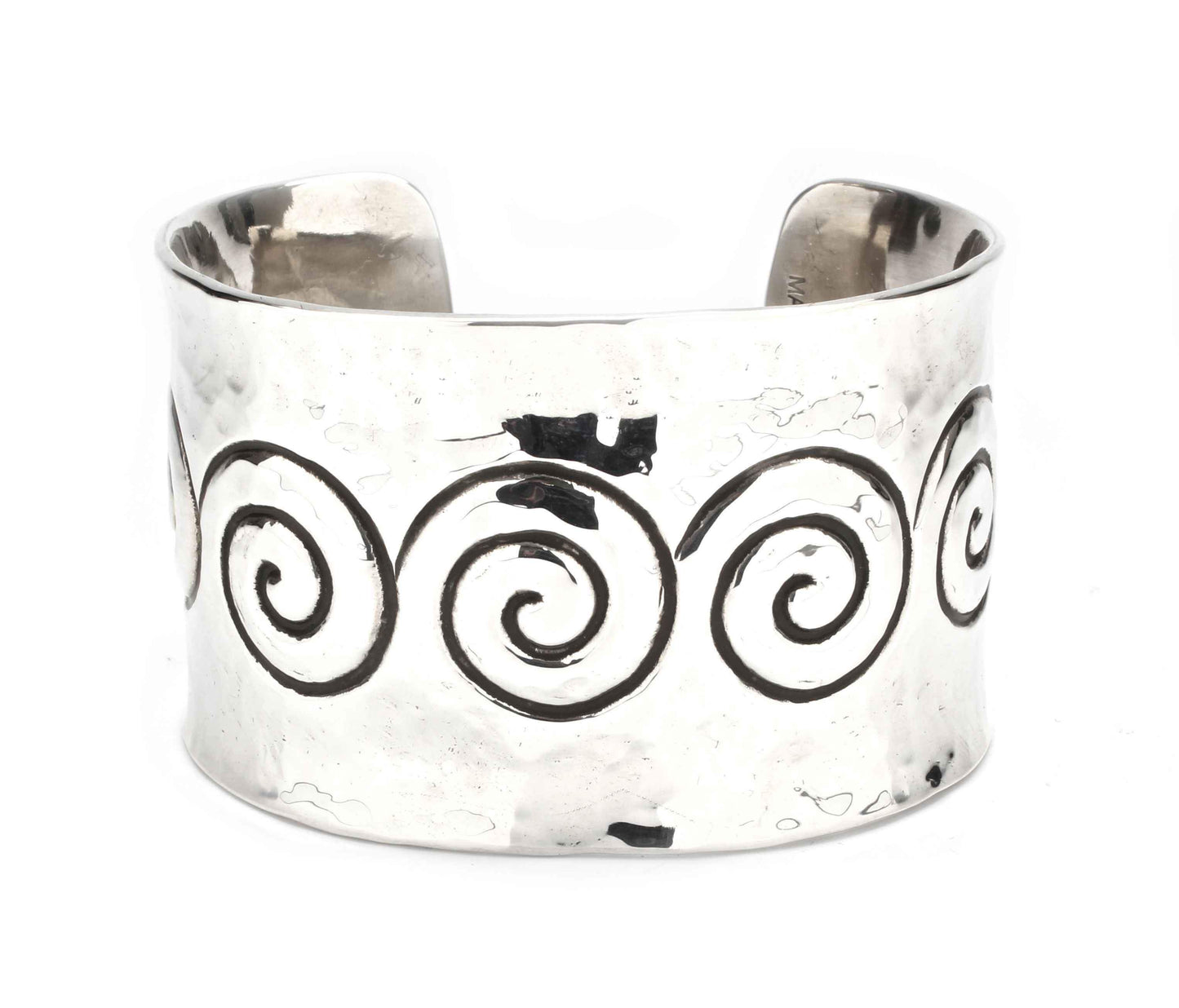 Doug Magnus-Sterling Silver Swirl Cuff Bracelet-Sorrel Sky Gallery-Jewelry