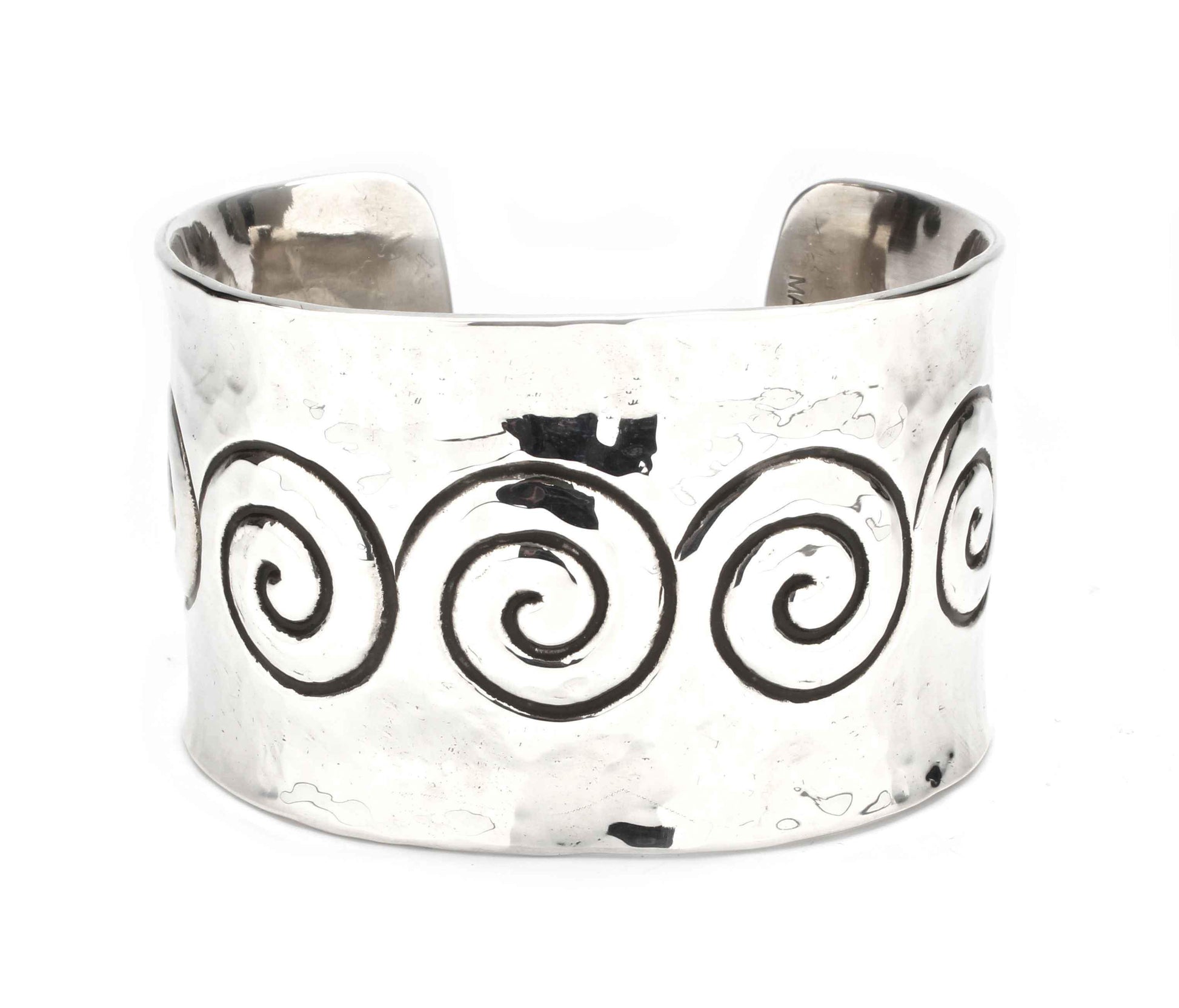 Doug Magnus-Sterling Silver Swirl Cuff Bracelet-Sorrel Sky Gallery-Jewelry