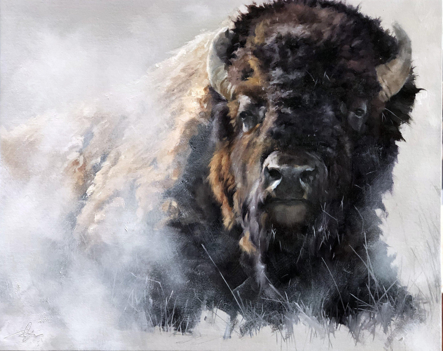 Plum Tuckered-Painting-Doyle Hostetler-Sorrel Sky Gallery