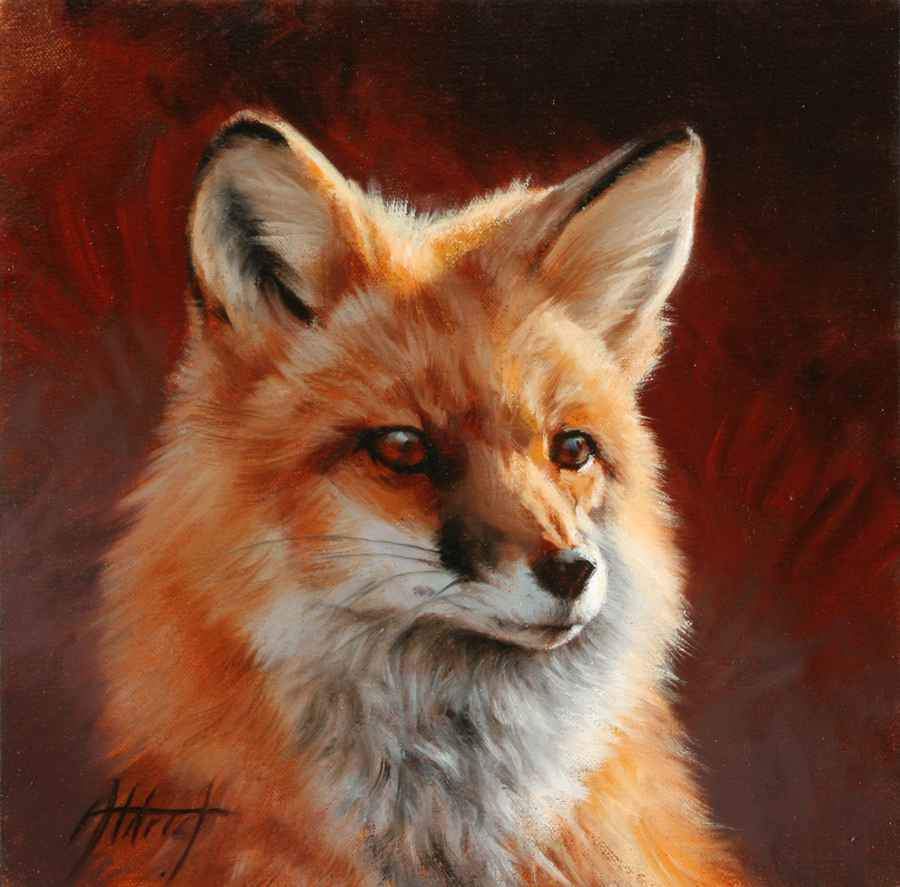 Edward Aldrich-Fox Portrait-Sorrel Sky Gallery-Painting