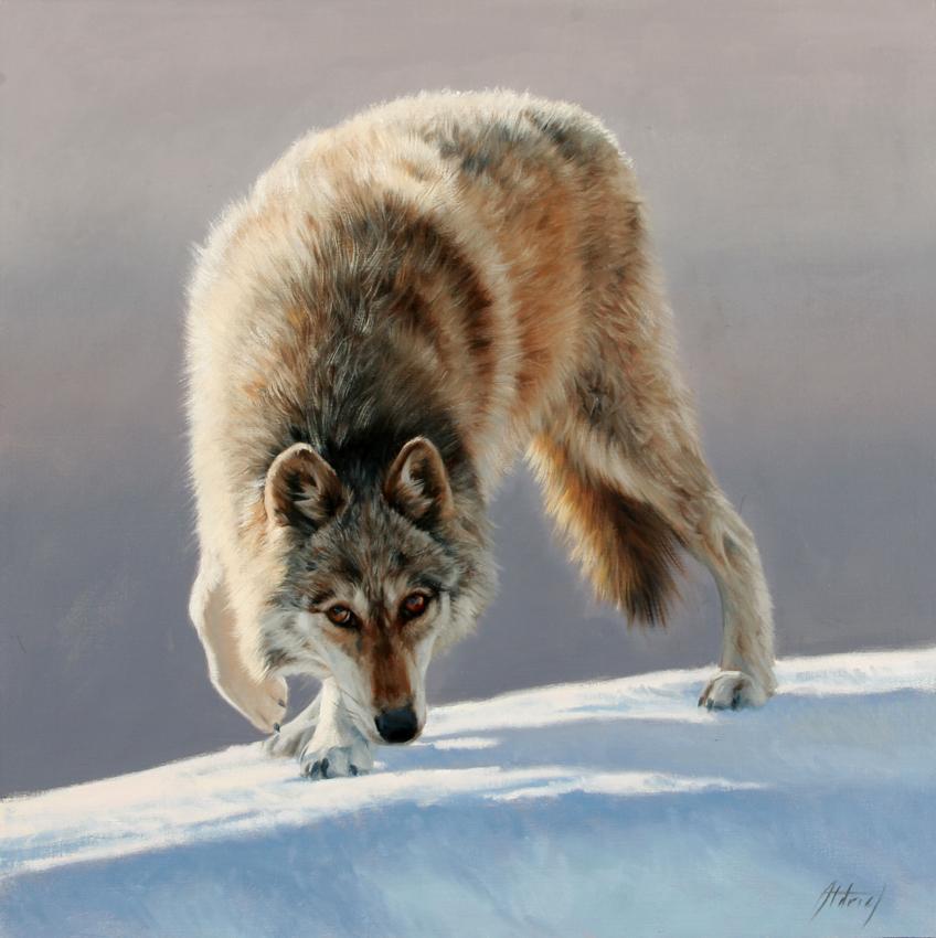 Edward Aldrich-On The Scent-Sorrel Sky Gallery-Painting