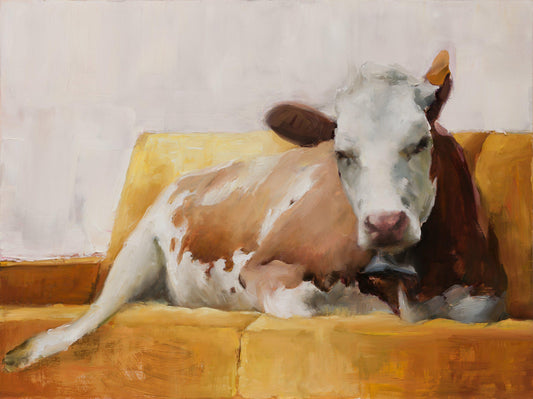 Yellow Settee-Painting-Elsa Sroka-Sorrel Sky Gallery