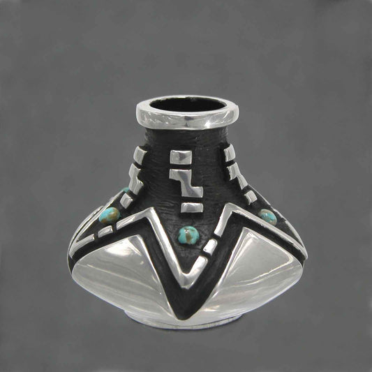 Fred Ortiz-Sorrel Sky Gallery-Sculpture-Pewter Vessel #2