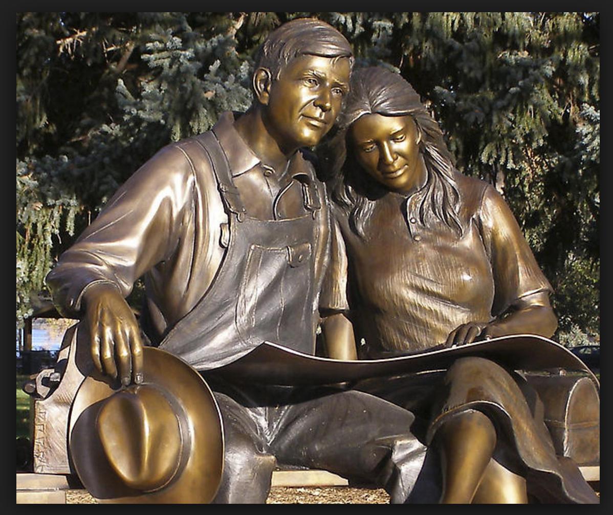 George Lundeen-Sorrel Sky Gallery-Sculpture-Hometown