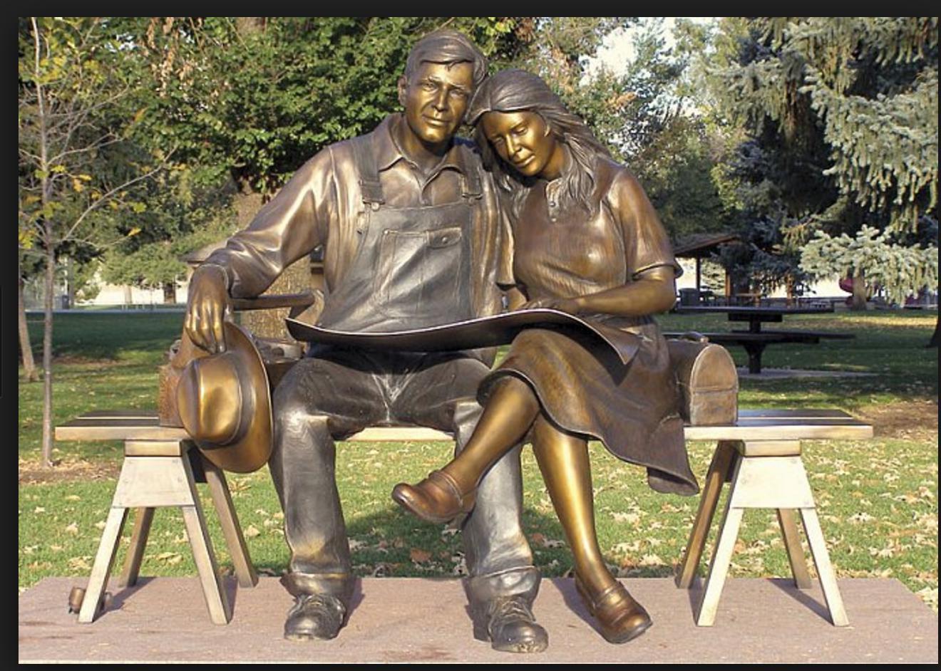 George Lundeen-Sorrel Sky Gallery-Sculpture-Hometown