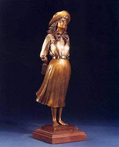 George Lundeen-Sorrel Sky Gallery-Sculpture-Mari Sandoz