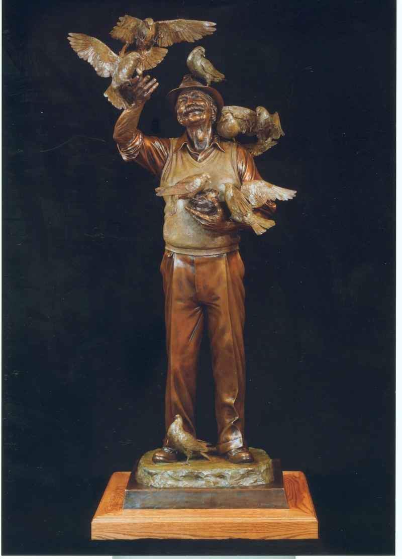 George Lundeen-Sorrel Sky Gallery-Sculpture-Old Friends