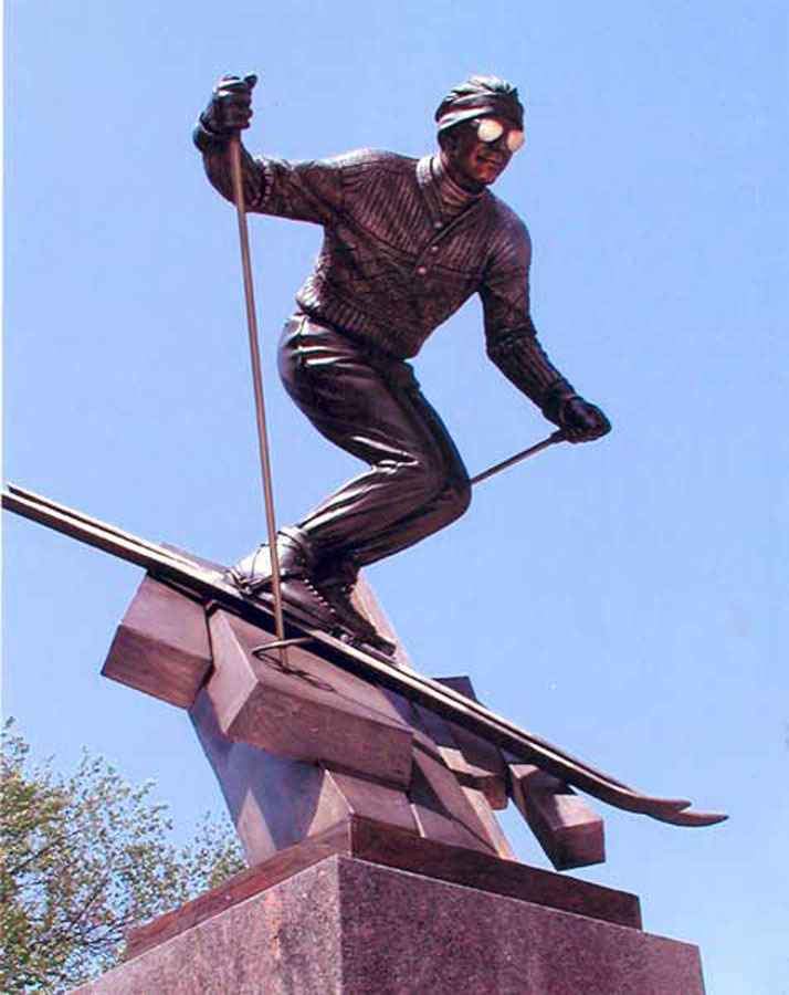 George Lundeen-Sorrel Sky Gallery-Sculpture-On The Edge - Lifesize