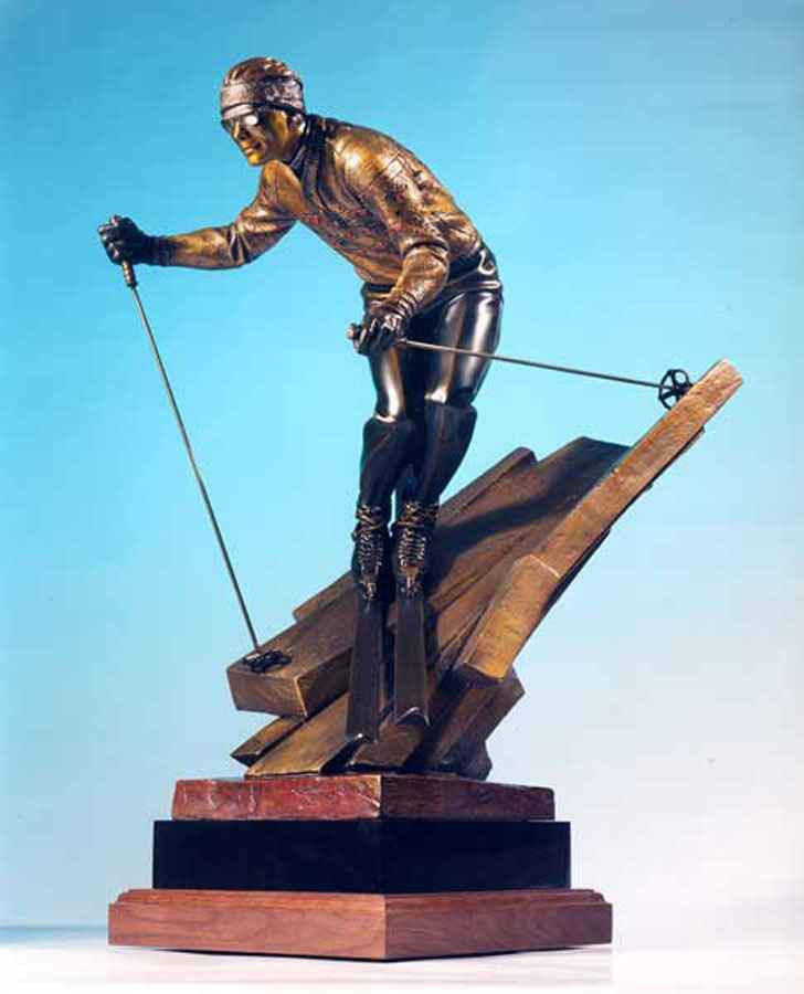 George Lundeen-Sorrel Sky Gallery-Sculpture-On The Edge