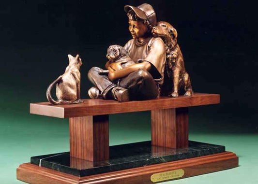 George Lundeen-Sorrel Sky Gallery-Sculpture-Peacekeeper