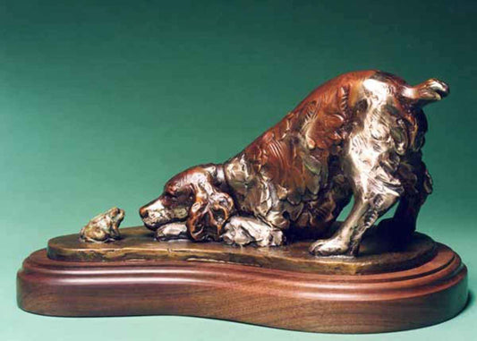 George Lundeen-Sorrel Sky Gallery-Sculpture-Two Springers