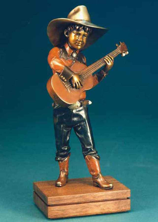 George Lundeen-Sorrel Sky Gallery-Sculpture-Ukulele KId