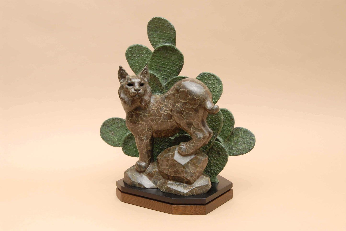 Gerald Balciar-Sorrel Sky Gallery-Sculpture-Sonoran Bobcat