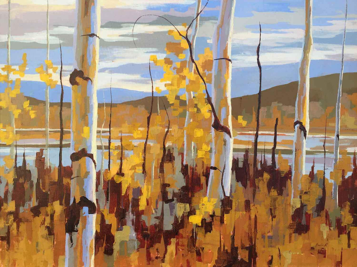 Hadley Rampton-Sorrel Sky Gallery-Painting-October Crisp