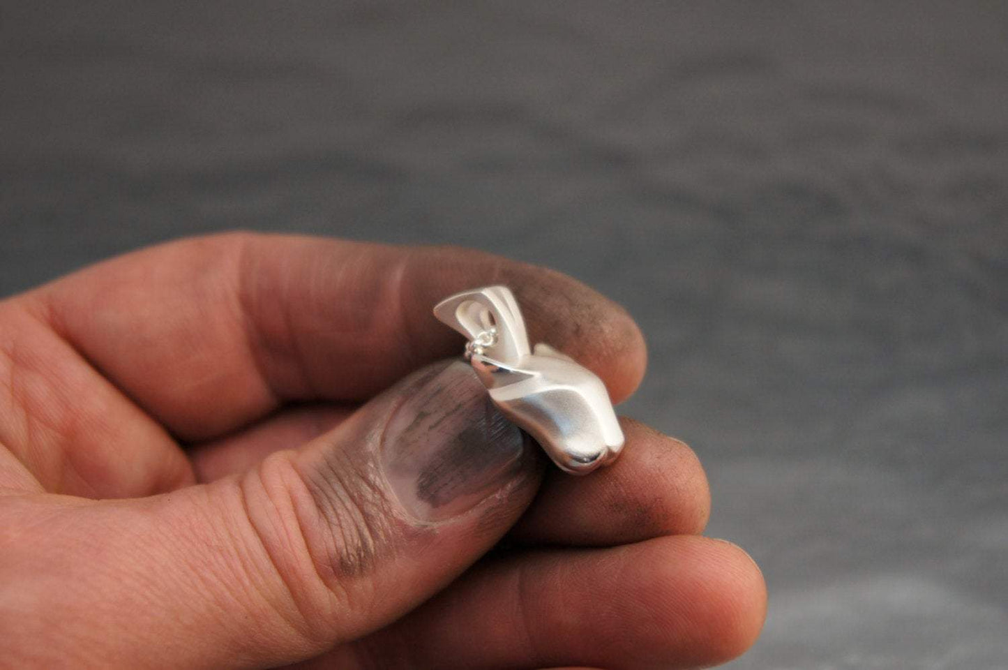 Jaguar Pendant - Silver
