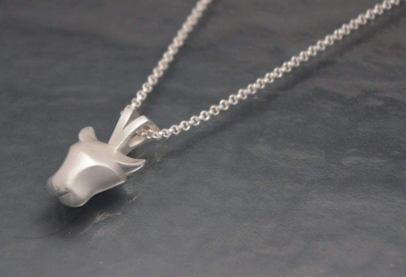 Jaguar Pendant - Silver