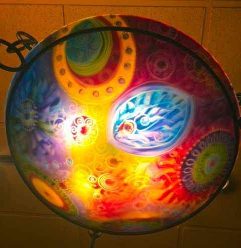 Jenny Floravita-Sorrel Sky Gallery-Sculpture-24" Medallions Of Sun Chandelier