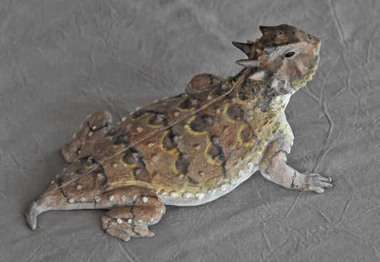 Horned Toad II-Sculpture-Jim Eppler-Sorrel Sky Gallery