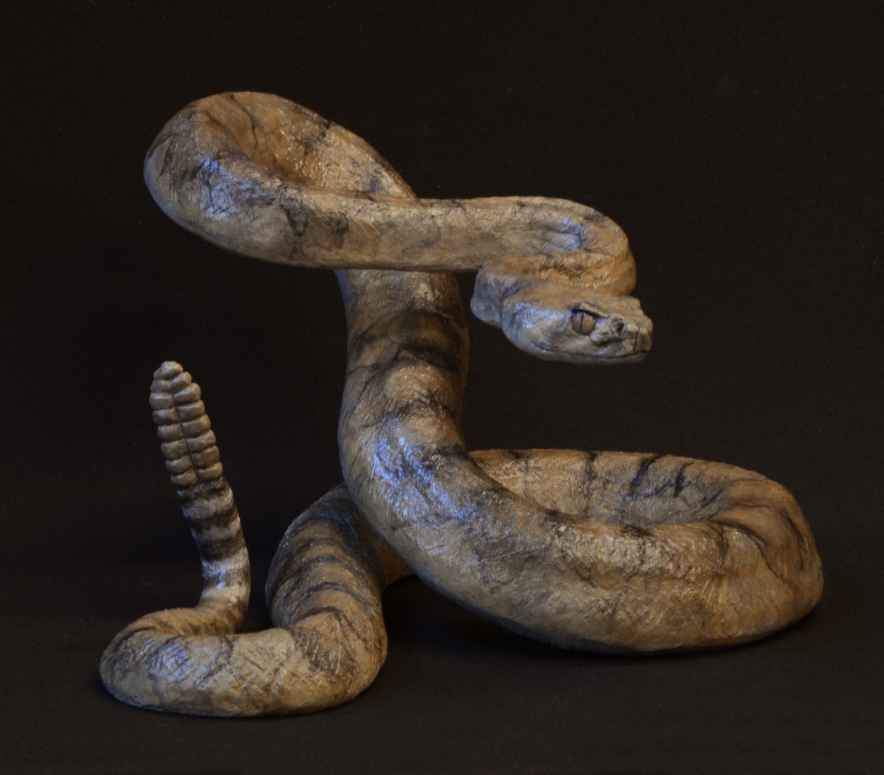 Jim Eppler-Rattlesnake Life Size-Sorrel Sky Gallery-Sculpture